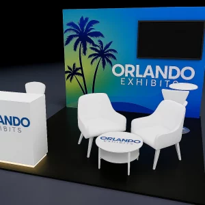 10x10 Chicago Exhibit Rental Set Up