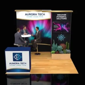 10×10 Technology Exhibit Booth Design